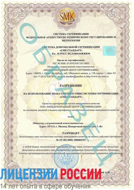 Образец разрешение Светлый Сертификат ISO/TS 16949